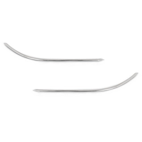 Solid Spare Front Bumper Trim Molding Left+Right Fit For 2012-2015 Benz C250 C300 C350