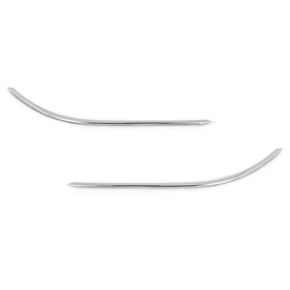 Solid Spare Front Bumper Trim Molding Left+Right Fit For 2012-2015 Benz C250 C300 C350