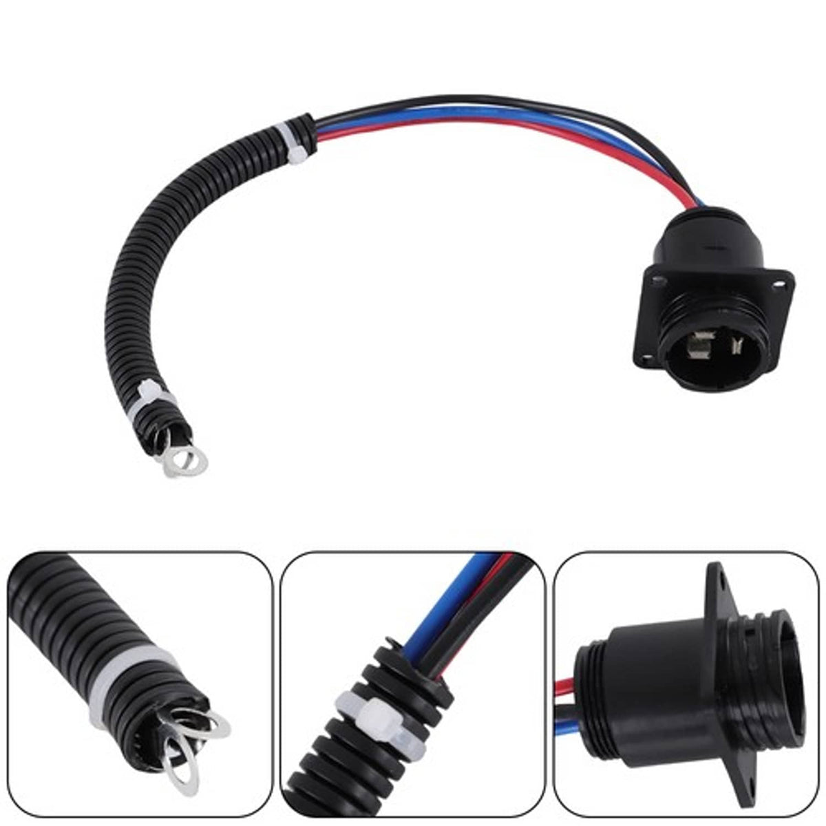 Solid Spare Tractor Socket Outlet Replace RE48525 Compatible with John Deere Multiple Models