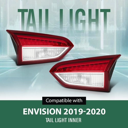 Solid Spare LED Tail Lights Inner Rear Lamps Fit For 2019-2020 Buick Envision Left & Right