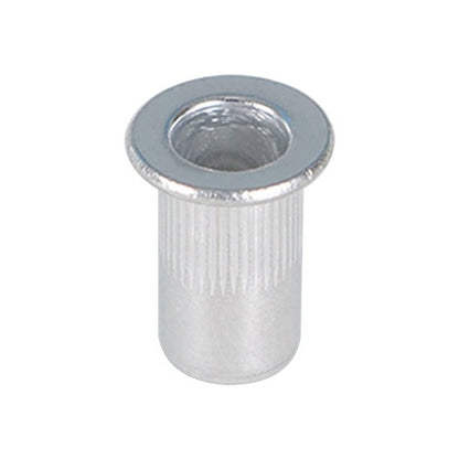 Solid Spare 100 Pack 10-24 Aluminum Flange Nutserts Rivet Nut Rivnut Nutsert