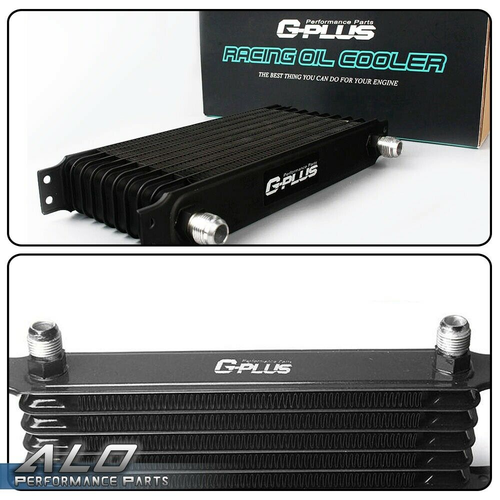 Solid Spare Universal 15 Row AN10 Aluminum Engine Transmission Oil Cooler + 7" Cooling Fan