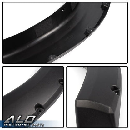 Solid Spare Pocket Rivet Fender Flares Textured Fit For 99-07 Ford F250 F350 Super Duty