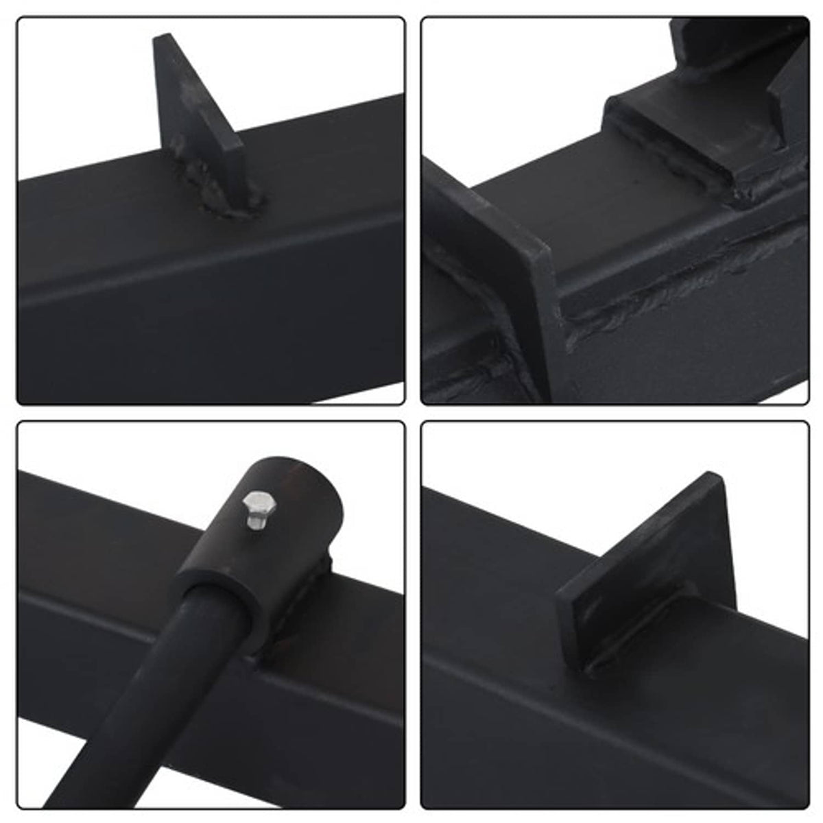 Solid Spare Skid Steer 49" Hay Bale Spear Attachment Heavy Duty Tractor Bale Handling Hitch