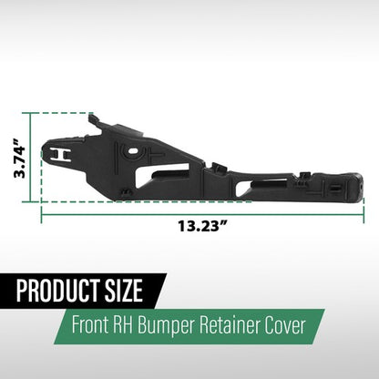 Solid Spare Fit For 2011-2014 Porsche Cayenne Front Bumper Retainer Right Side PO1033103