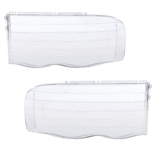 Solid Spare Fit For 2002-2005 Dodge Ram 1500 2500 3500 Clear Headlight Replacement Lens