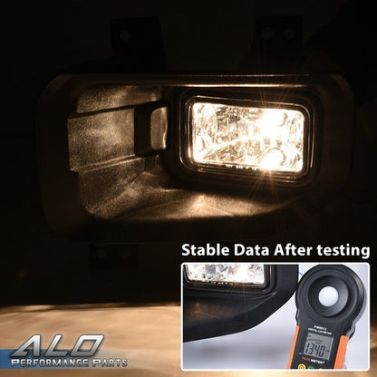 Solid Spare Fit For Ford F150 Pickup Front Bumper Fog Lights Driving Lamps Pair Left + Right