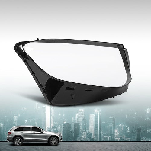Solid Spare Fit For 2016-2019 Mercedes Benz GLC-Class W253 Headlight Replacement Lens Right