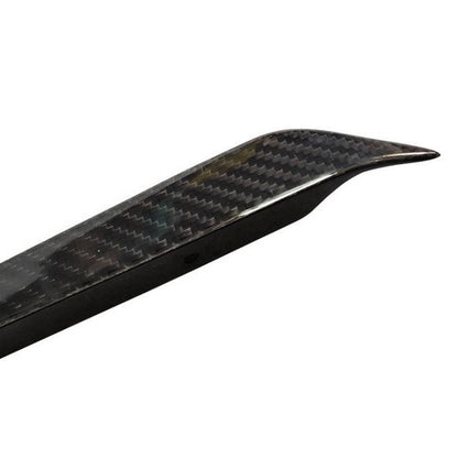 Carbon Fiber Front Bumper Upper Fin Canard Spoiler For 2022-24 Subaru WRX VB S4