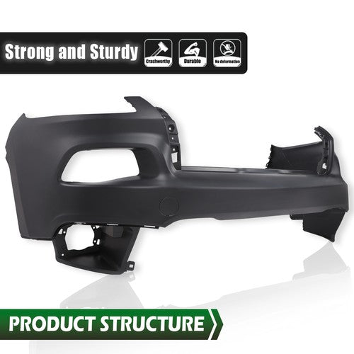 Solid Spare Fit For 2014-2018 Jeep Cherokee Front Upper Bumper Cover Replacement NEW