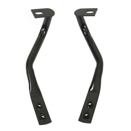 Solid Spare For 2007-2013 Chevy Silverado 1500 Black Metal Front Bumper Brace Bracket NEW
