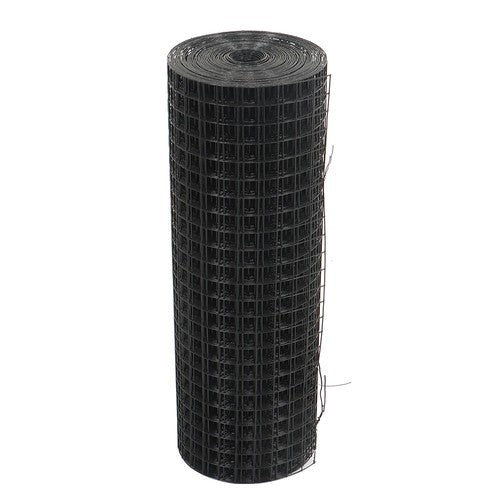 Solid Spare Welded Wire Fence Vinyl Coated Chicken Rabbit Mesh 1"x1" 16 Gauge 24"x50'