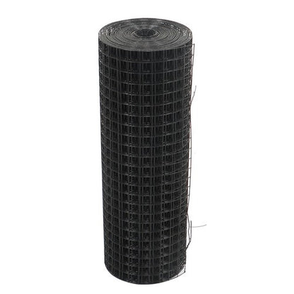 Solid Spare Welded Wire Fence Vinyl Coated Chicken Rabbit Mesh 1"x1" 16 Gauge 24"x50'