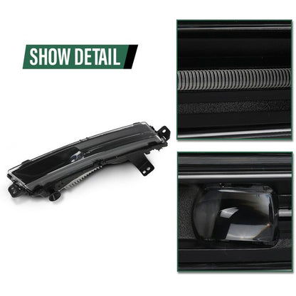 Solid Spare Front Bumper LED Fog Light Left Fit For 18-22 Land Rover Range Rover LR142091