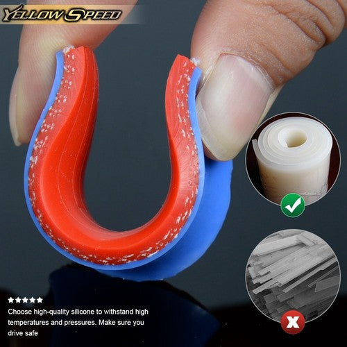 Solid Spare Fit For 60-62 GMC Truck/Pickup/Suburban 1000-3000 Red Silicone Radiator Hose