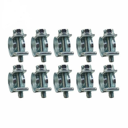Solid Spare 1/4" FUEL INJECTION HOSE CLAMP / AUTO Fuel clamps?11mm-13mm?30 Pcs
