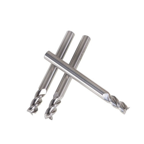 Solid Spare 3 Pcs 1/4" NEW Alu-Power 3 Flute Regular Carbide End Mill For Aluminum
