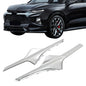 Solid Spare Fit For Chevrolet Blazer 19-21 Chrome Front Left Right Side Grille Molding Trim