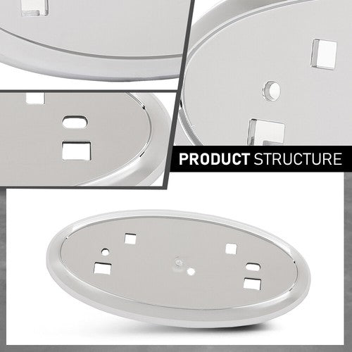 Solid Spare Front Grille Emblem Holder Mount Fit For 11-14 Ford Edge Lincoln MKX BT4Z8200B