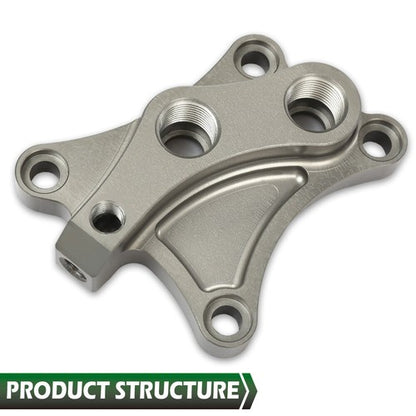 Solid Spare FIT FOR SR20DET SILVIA S15 S14 S13 SR20DE 200SX 180SX OIL BLOCK ADAPTER KIT