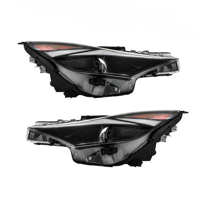 Solid Spare Pair For Hyundai Elantra 2021-2022 Headlight Replacement Halogen Clear Lens L+R