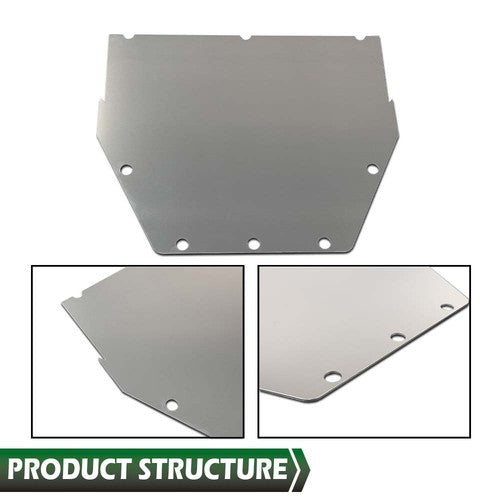 Solid Spare Fit For 2008-2014 Polaris RZR RZR-S 800 3/16" Aluminum Skid Plate Heavy Duty