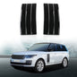 Solid Spare Door Side Fender Vents Molding Trim Fit For 13-22 Range Rover Vogue L405 Black