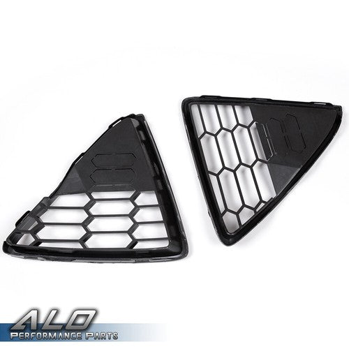 Solid Spare Fit For 12-14 Ford Focus Front Bumper Lower Grille Grills Honeycombed 3Pcs