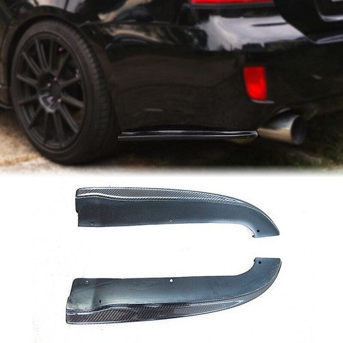 Fits 2006-2009 Subaru LEGACY BP5  Rear Corner Splitter Aprons Carbon Fiber