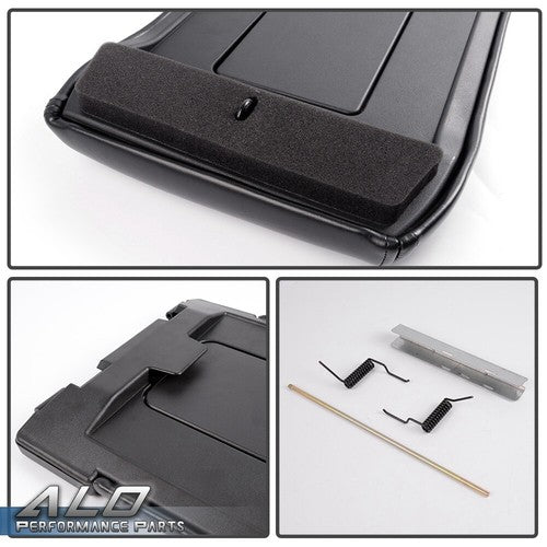 Solid Spare Center Console Lid Armrest Fit For 1999-2007 Avalanche Silverado Sierra Black