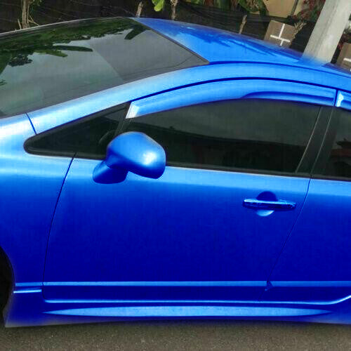 Solid Spare Fits 8th gen Honda Civic Sedan 2006-2011 PP Mugen RR Style Side Skirts ABS Black