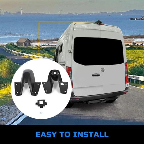 Solid Spare Fit Freightliner Benz Sprinter 1500 18-20 23 Black Plastic Rear Camera Housing
