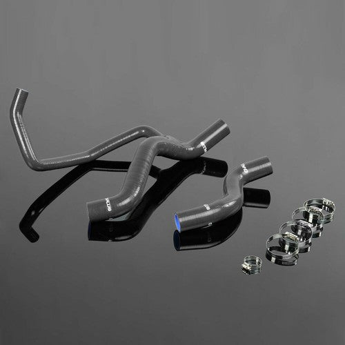 Solid Spare Fit For 93-99 Fiat 1.4GT Puntogt Black Silicone Radiator Tubing Clamps Kit