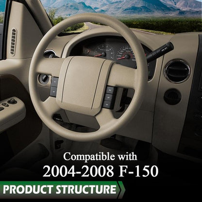 Solid Spare Fit For 04-08 Ford F-150 Instrument Cluster Speedometer Dash Bezel Trim Beige