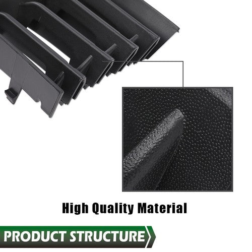Solid Spare Fog Light Lamp Cover Bezel Grille w/ Hole Fit For 04-09 Toyota Prius LH+RH
