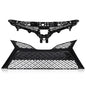 Solid Spare Front Bumper Upper + Lower Grille Fit For 2018 2019 2020 Toyota Camry SE XSE