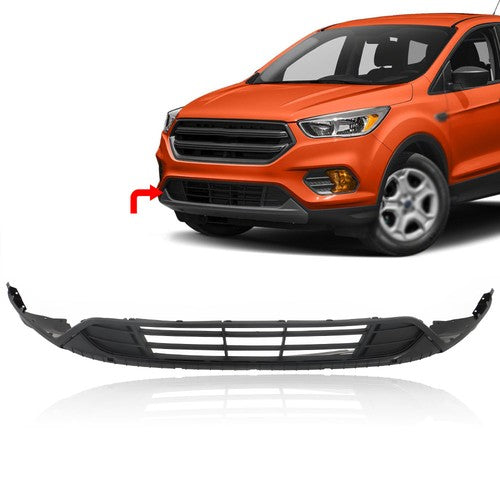 Solid Spare Textured Front Lower Bumper Cover Fascia Plastic Fit For Ford Escape 2017-2019