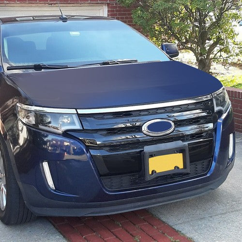 Solid Spare Front Grille Bumper For Ford Edge 2011-2014 Upper & Center Black Replacement