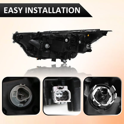 Fit 2022 2023 Toyota RAV4 XLE Halogen Headlight W/ LED DRL Left Driver Side