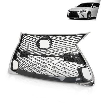 Solid Spare Front Bumper Grille Grill Fit For 16-17 Lexus GS200t 16-18 GS450h 16-20 GS350