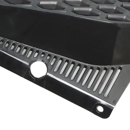 Solid Spare Front Upper Grille Grill Honeycomb ABS Plastic Black For Toyota Sienna 2011-2017