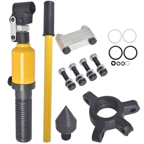 Solid Spare Hydraulic Gear Puller Pumps Oil Tube 3 Jaws Drawing Machine 5T