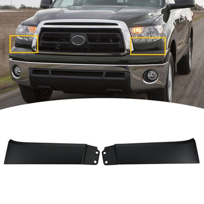 2x Headlight Molding Trim Lower Filler Set For Toyota 07-13 Tundra 08-12 Sequoia