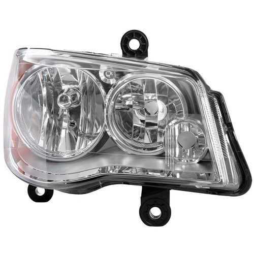Solid Spare Passenger Side For 08-16 Chrysler Town & Country 11-20 Grand Caravan Headlight