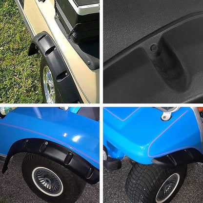 Solid Spare For Club Car DS Fender Flares W/ Self Taping Screws Front Rear 1993+ Golf Carts