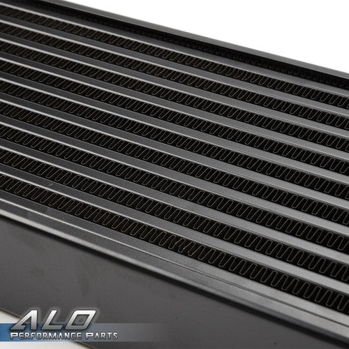 Solid Spare Intercooler Upgrade Kit + Silicone Hose Black Fit For Volkswagen Golf R GTI MK7