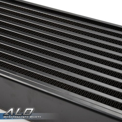 Solid Spare Intercooler Upgrade Kit + Silicone Hose Black Fit For Volkswagen Golf R GTI MK7