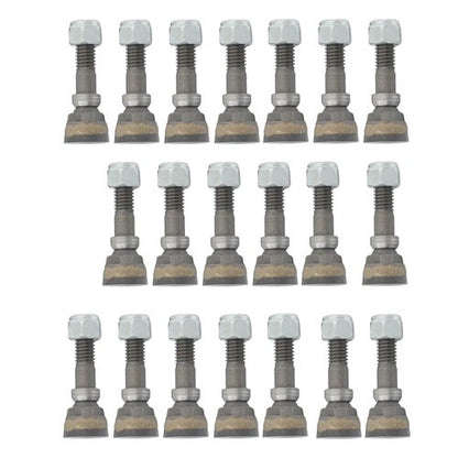 Solid Spare 20 Pieces Stump Grinder Teeth Aftermarket Replacemen For 700 Stump Grinder Teeth