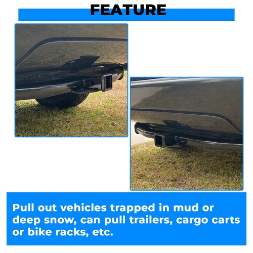 Solid Spare Class 3 Trailer Hitch 2" Receiver For 1999-2004 Jeep Grand Cherokee Rear Towing