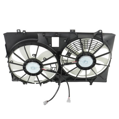 Solid Spare Radiator Condenser Cooling Fan Assembly For Toyota Sienna Lexus RX350 2011-2016